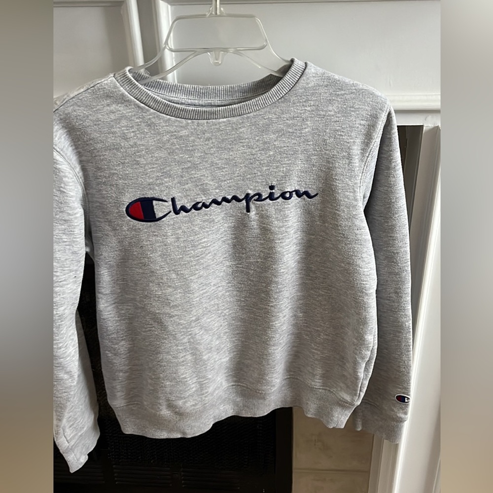 Gray Youth Champion Crewneck